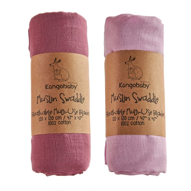 solid color muslin swaddle blankets