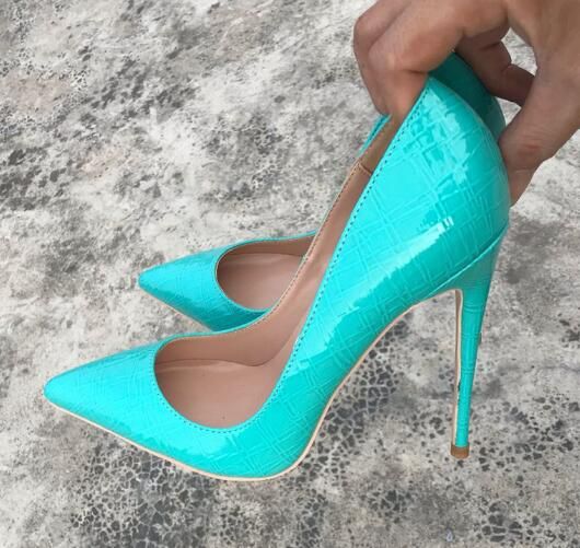 light green pumps