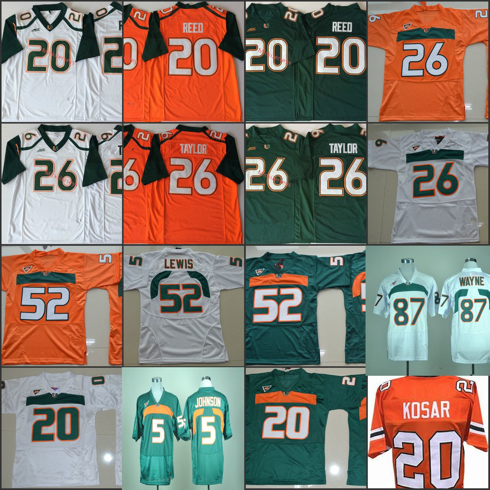 miami hurricanes football jersey