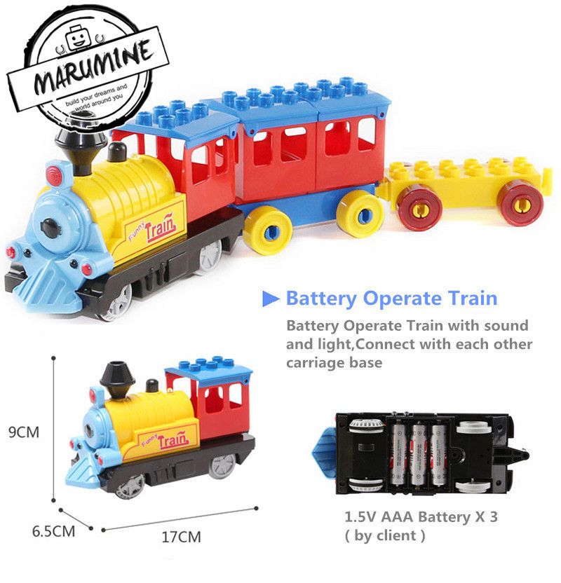 duplo train battery powered