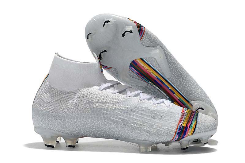 rainbow football cleats