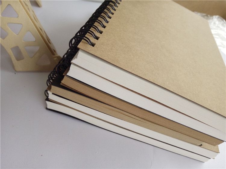 Kraft Paper Notepad Office Supplies High Quality Creative Sketchbook Graffiti Notepads Blank