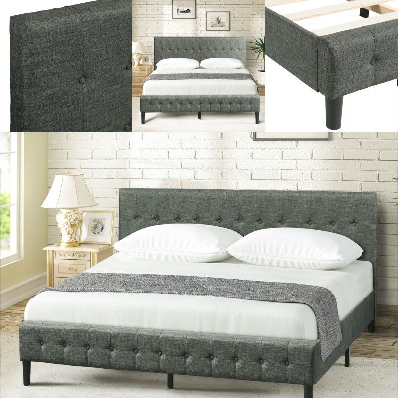 Tufted Headboard And Footboard King / Ashley Signature Design Brynhurst