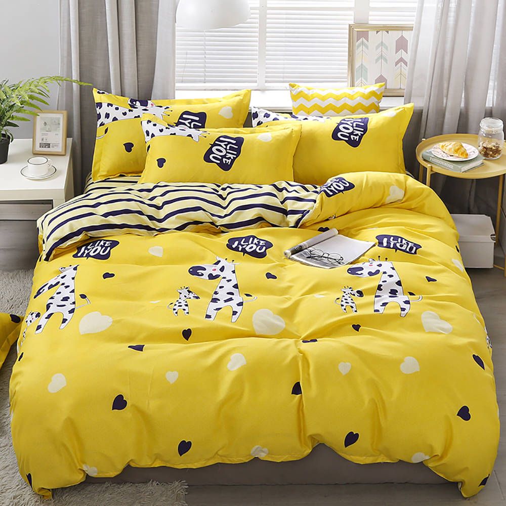 early days giraffe comforter