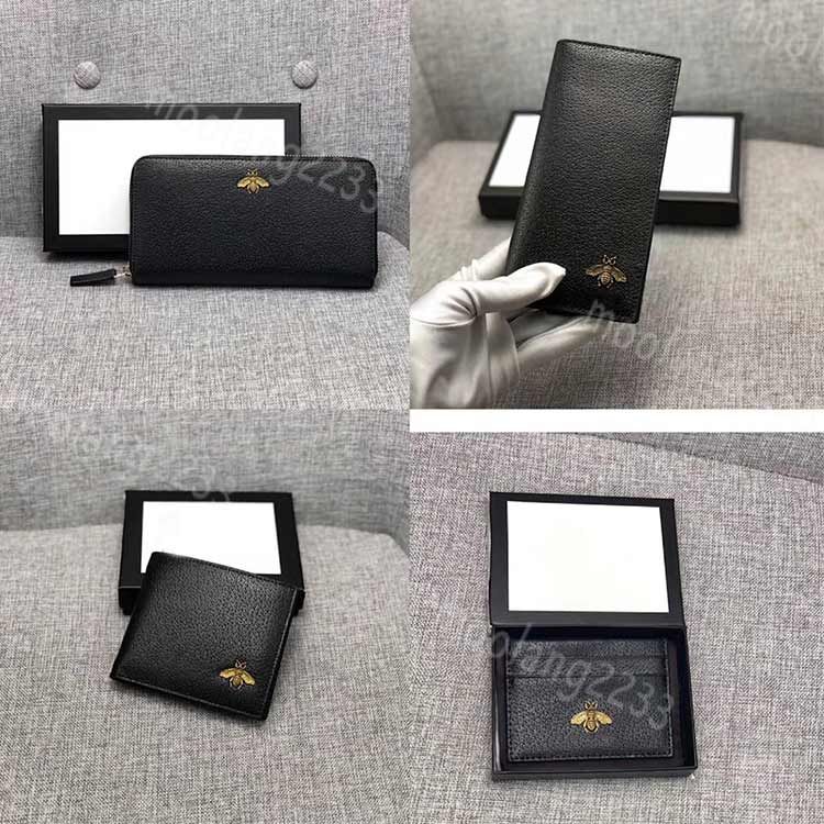 High Quality Mens Leather Bee Wallet With Bee Design Fashionable Long Black  Purse For Credit Cards And Cash From Moolang2233, $20.64