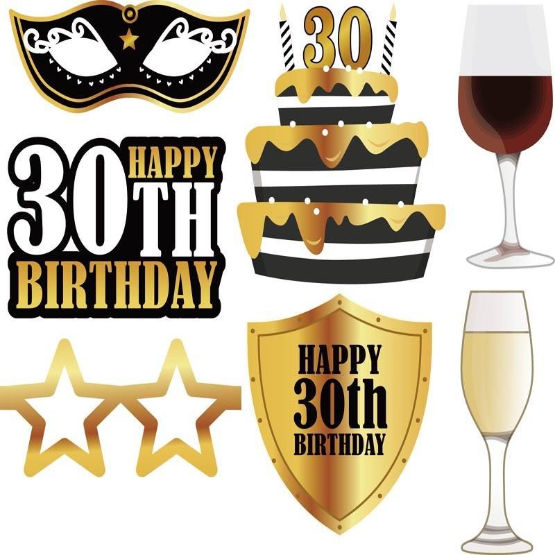 عيد ميلاد سعيد وارد أي ديكور صور الدعامة حزب مضحك 30 ورقة سنوات قديم الكبار الذهبي الإبداعية حار المبيعات 7 5lzc1 2021 من Bd001 10 1ر س موبايل Dhgate