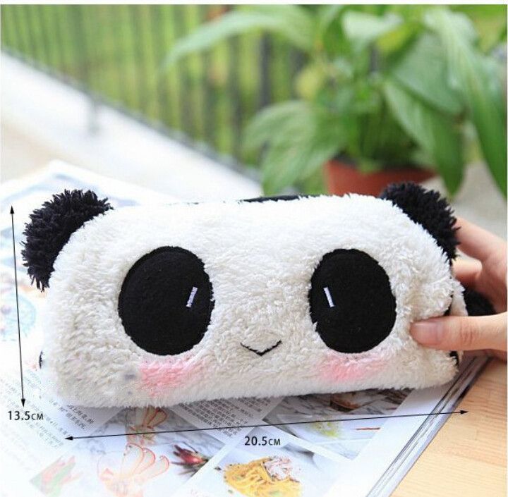 Acheter Dessin Anime Mignon Kawaii Panda En Peluche Crayon Cas Belle Stylo Sacs Papeterie Fournitures Scolaires Pour Enfants Cadeau Etudiant De 6 82 Du Wicoo Dhgate Com