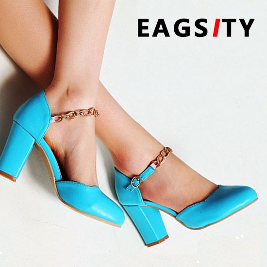 turquoise block heel shoes