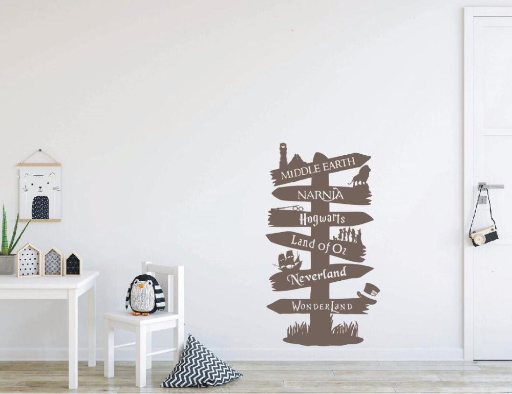 Compre Pared De Vinilo De La Etiqueta Engomada Storybook Poste