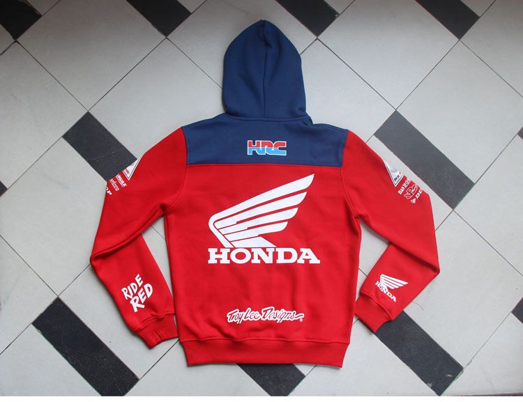 Neue Honda HRC Racing Reißverschluss Kapuzen Hoodie Mode Jacke MOTO GP.