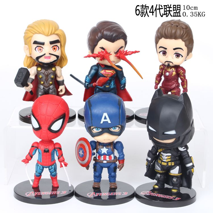 spiderman batman superman toys