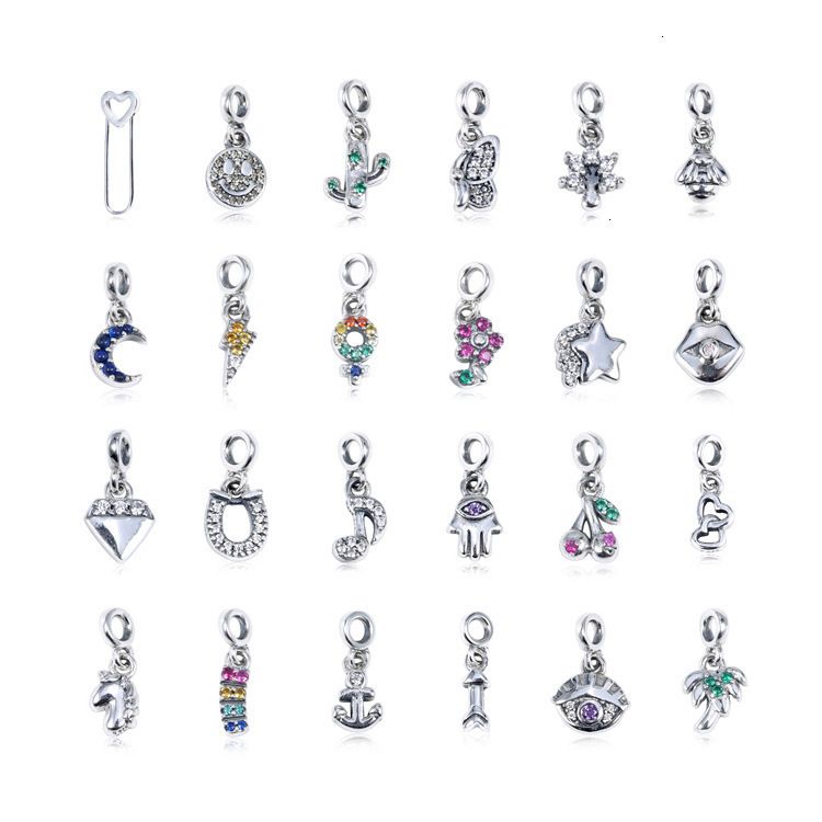 Joyería colgante de los de la broche la manera del 925 Silver Charm