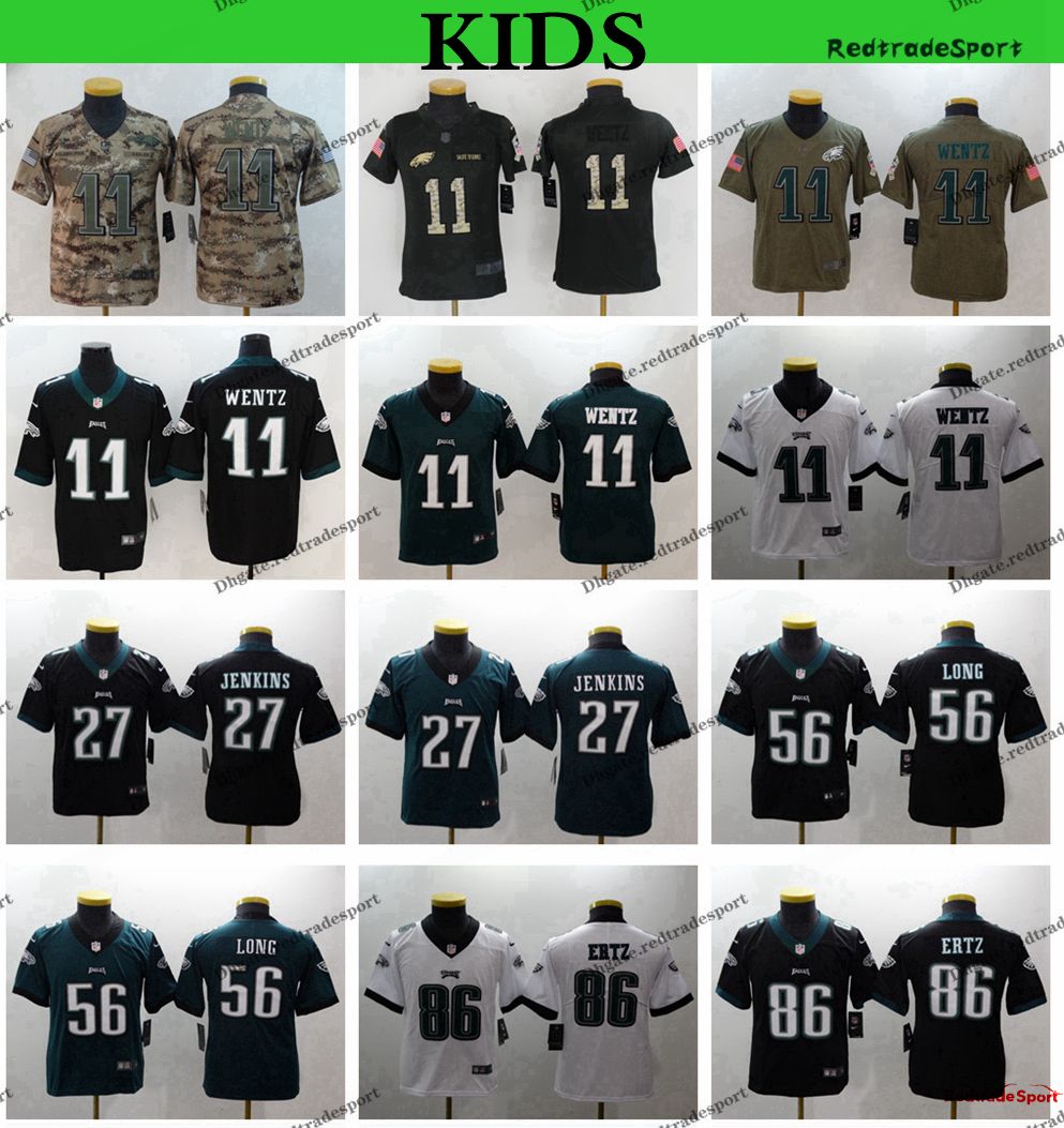 carson wentz kids jersey