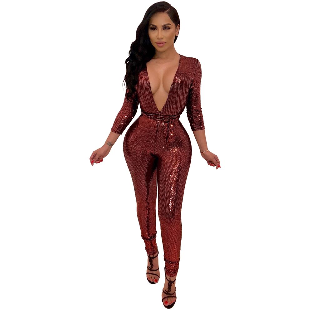 womens long sleeve playsuit