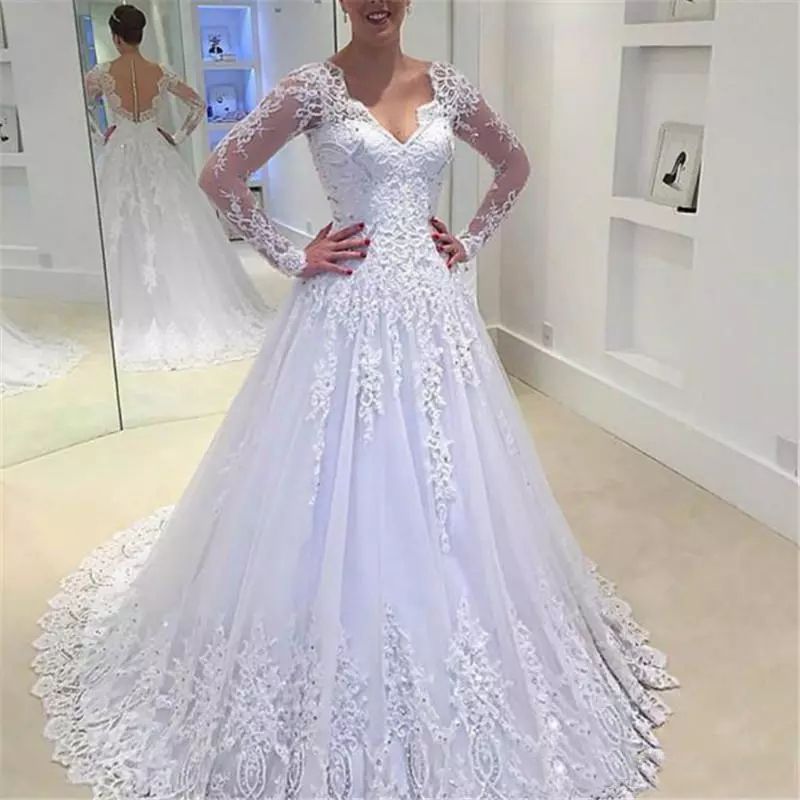 vestido branco longo para casamento