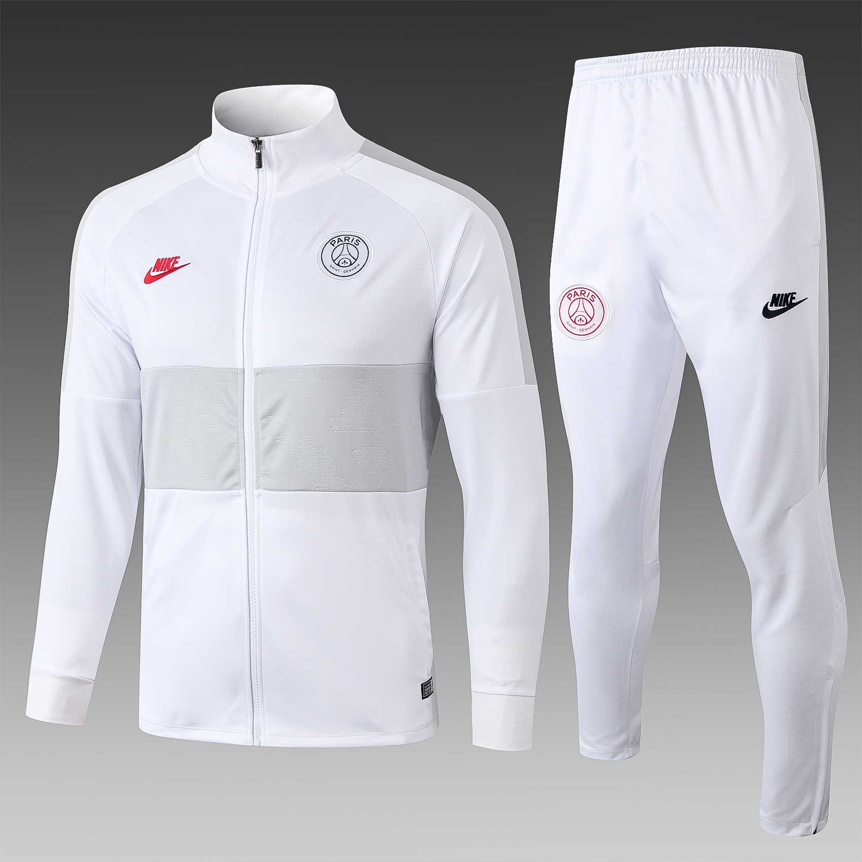 white psg tracksuit