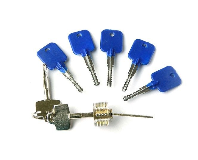5pcs Lock Repairing Tools Locksmith Try-Out Keys Set for Cross Lock 5pcs Lock Repairing Tools Locksmith Try-Out Keys Set for Cross Lock