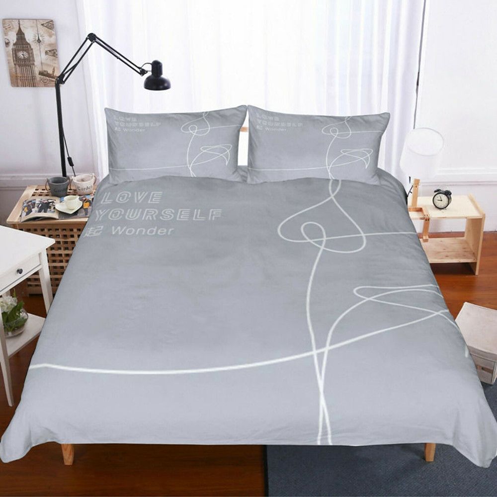 King Size Bedding Set For Girls Soft Sweet Simple Duvet Cover