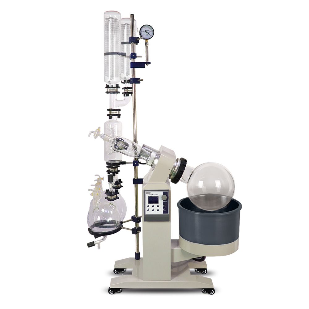 2021 ZZKD High Efficiency 10L Rotary Evaporator Double Condenser Double