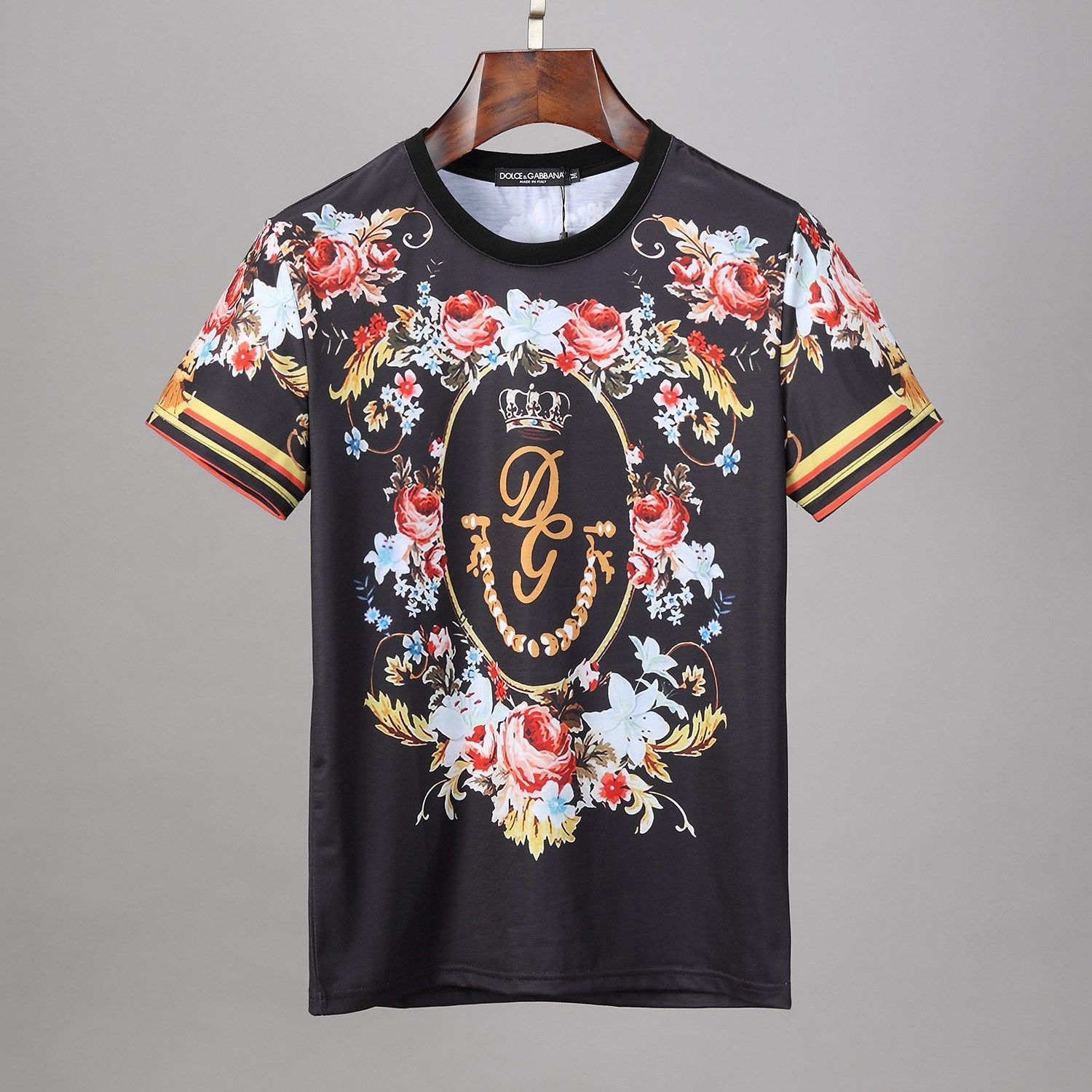 19SS Italy Paris Letter Printed Mens T 