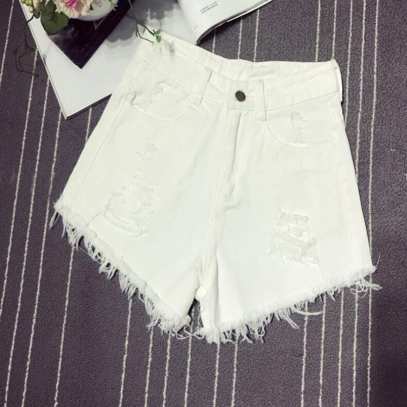 short jeans preto rasgado feminino