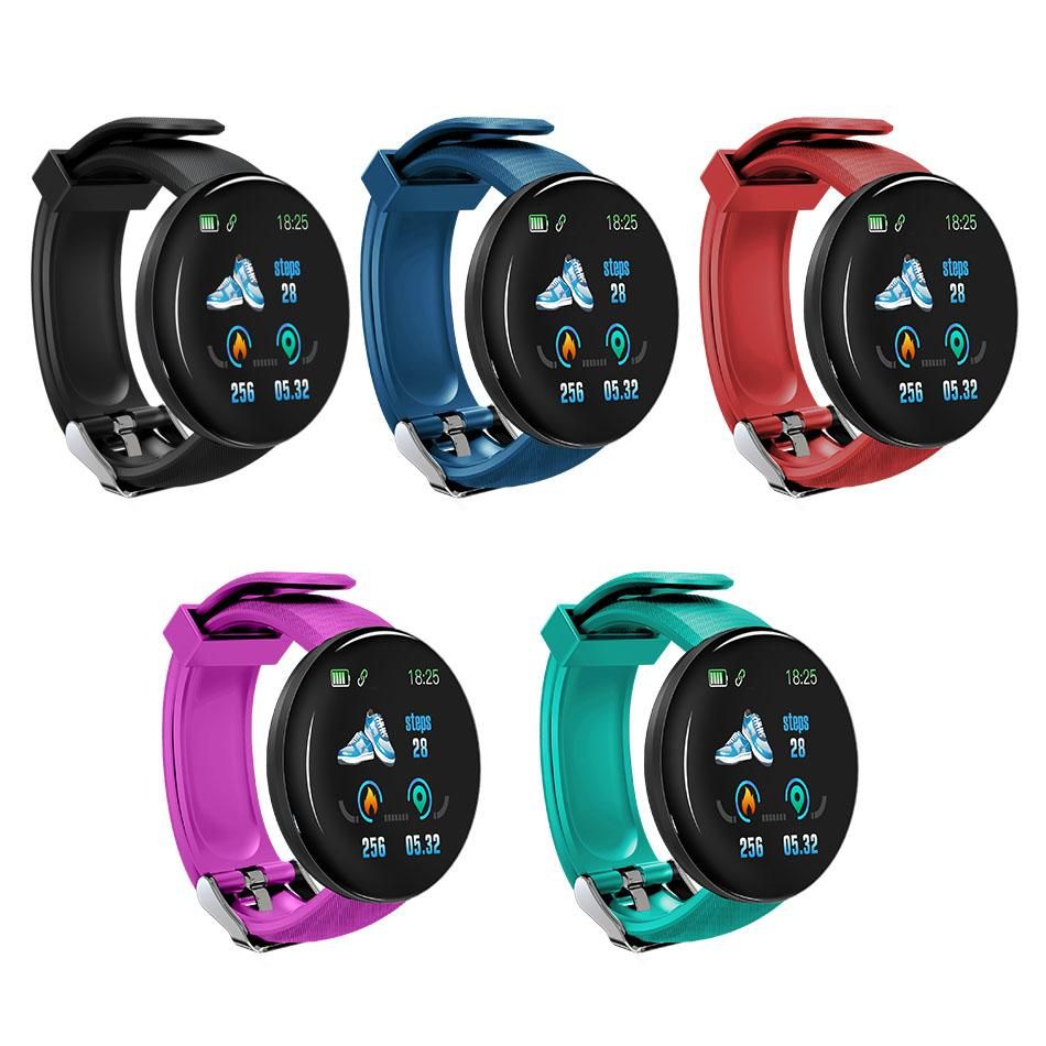 Suministro Al Por Mayor Reloj Elegante D18 De La Presión Arterial  Inteligente Ronda SmartWatch Impermeable Recordatorio Rastreador De  Ejercicios Mensaje Para Andriod Teléfono Con La Caja Al Por Menor De  Yanwa9707, 6,93