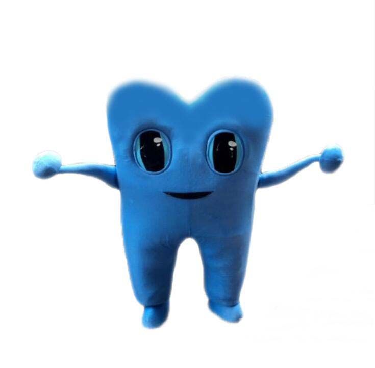 NEW Tooth Mascot Costume Fancy Dress Advertising Dentist Outfit Adult Size Party