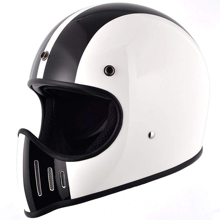Acquistare Moto Casco Personalizzato In Fibra Di Vetro Full Face Cross  Vintage Visiera Casco Casco Customsafe Protettivo Cafe Racer Drop Shipping  Economico | Consegna Veloce E Qualità | DHgate Italy