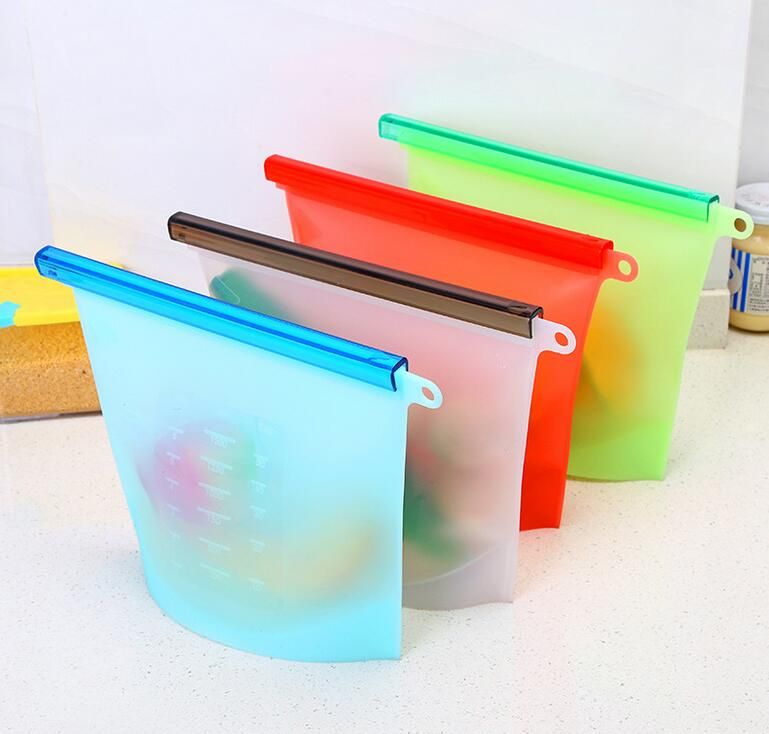 silicone fridge storage bolsas