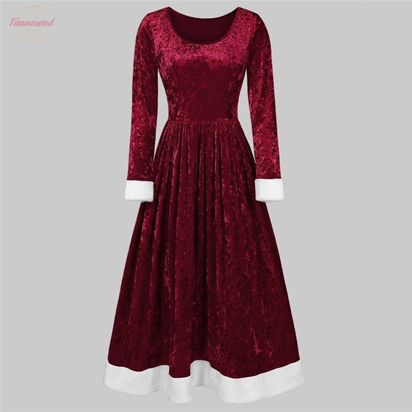 christmas velvet dress
