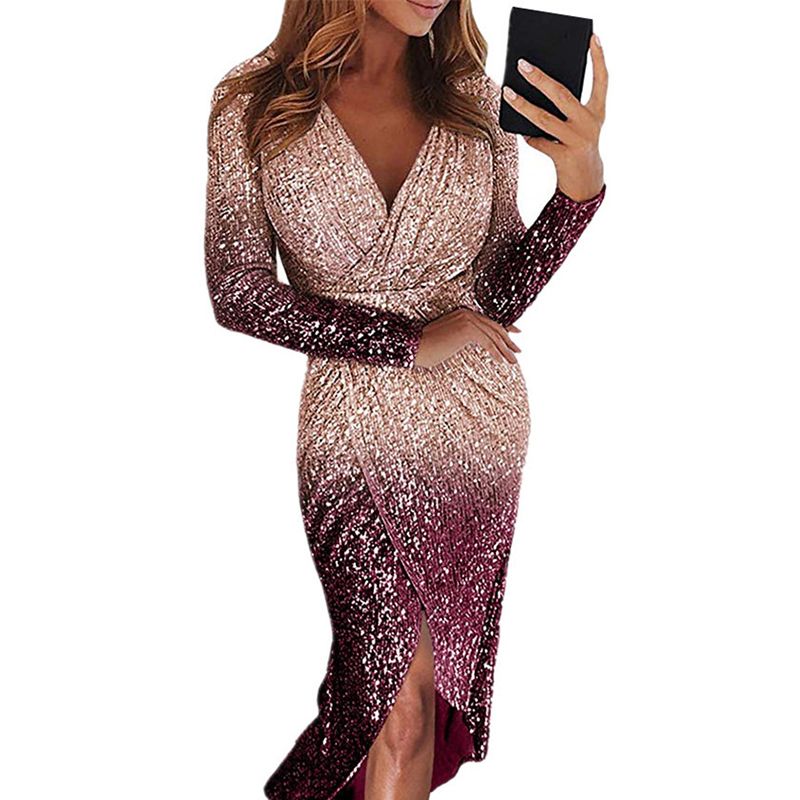 plus size dresses glitter