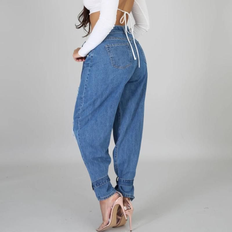 Dames Jeans Zomer Lente Vrouwen Dunne Gat Potlood Casual Losse Lichte Wasbare Denim Broek Hip Afrikaans Van 41,88 € | DHgate