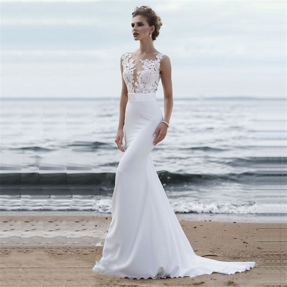 vestido de noiva sereia praia