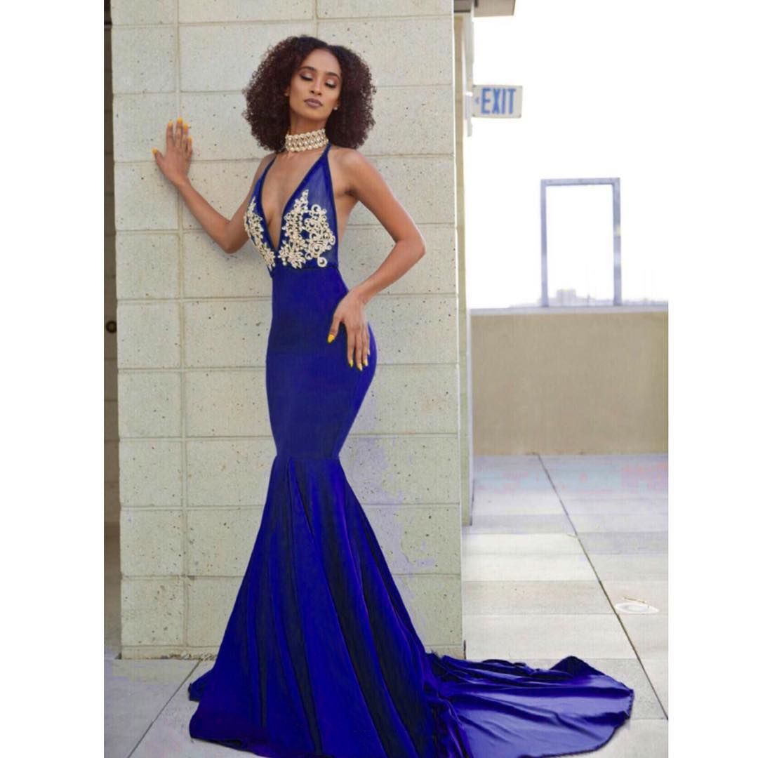 black and gold gown with sleeves