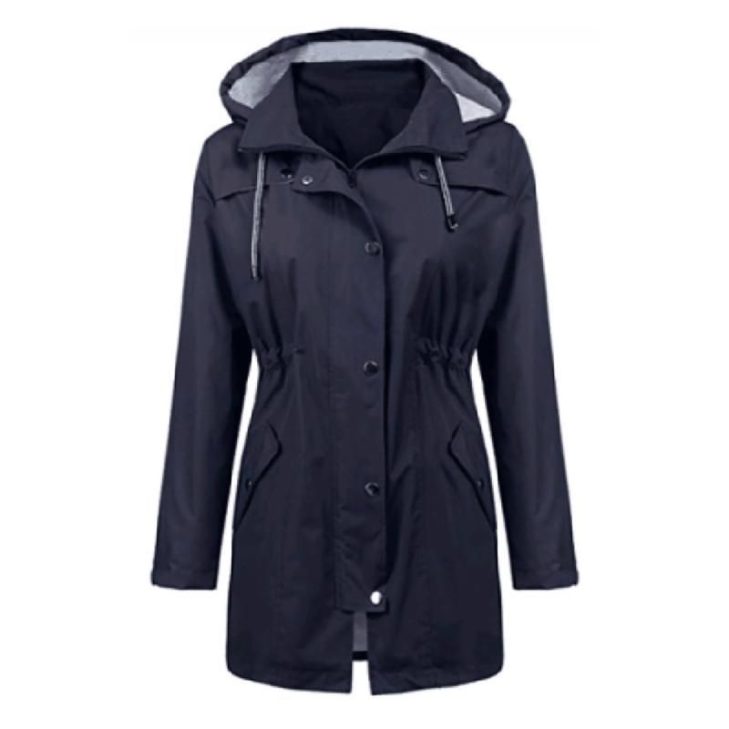Jacket Women Lightweight Raincoat Female Waterproof Packable Hooded ...