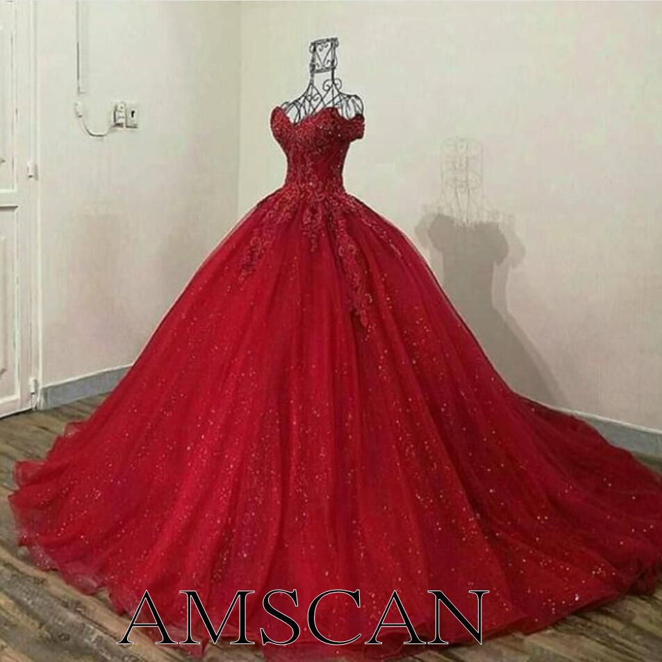 Compra Fotos Reales Brillante Vino Tinto Con Lentejuelas Tul Vestidos De  Quinceanera Del Vestido De Bola Del Dulce 16 Prom Del Partido Del Desfile  De Los Vestidos Del Vestido De Encargo Ata