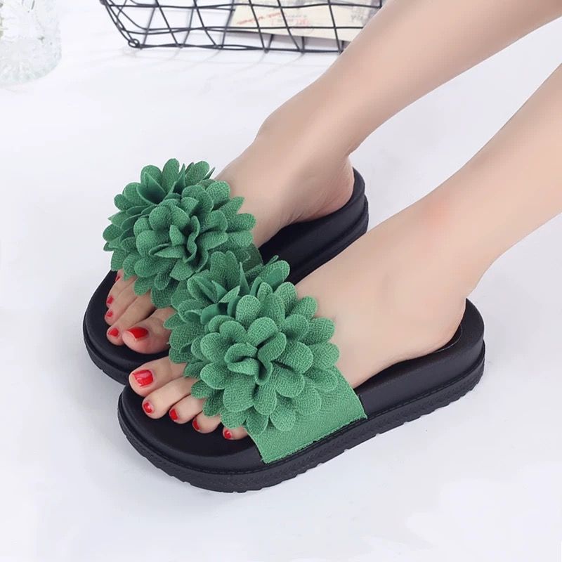 flower slippers for ladies
