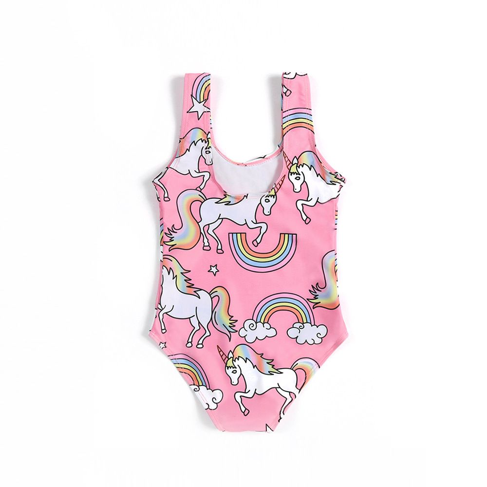 Acheter Vendent Bien Unicorn Ete Enfants Filles Maillots De Bain Animal Mignon Impression De Dessin Anime Flamingo Une Piece 3 Styles Maillot De Bain De La Mode Bebe De 6 23 Du