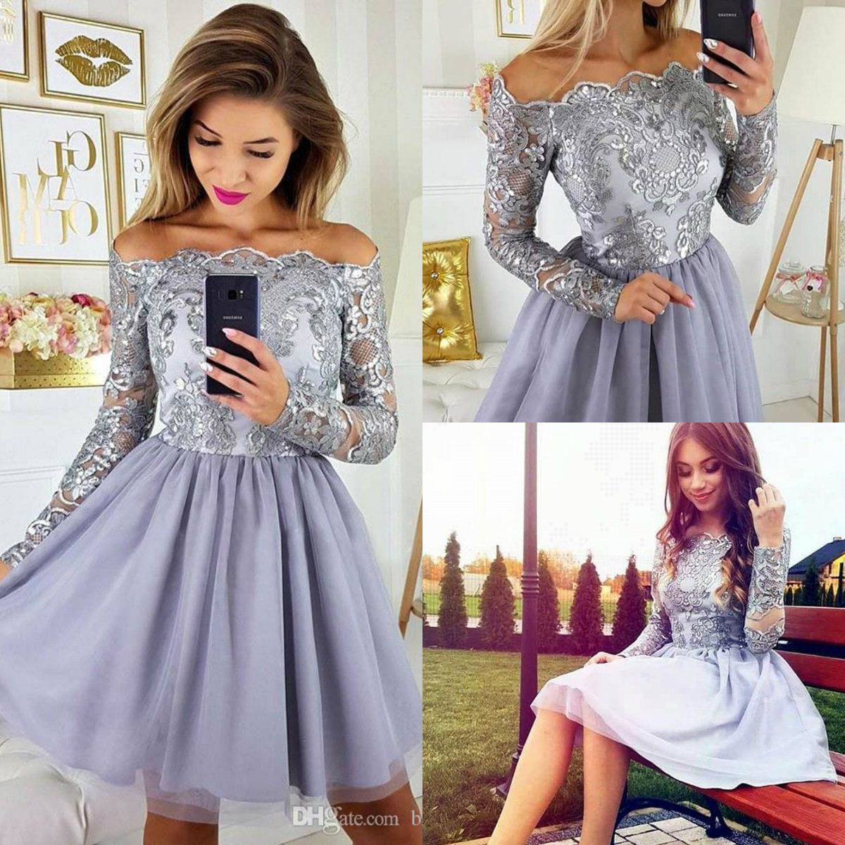 vestido de festa curto adolescente