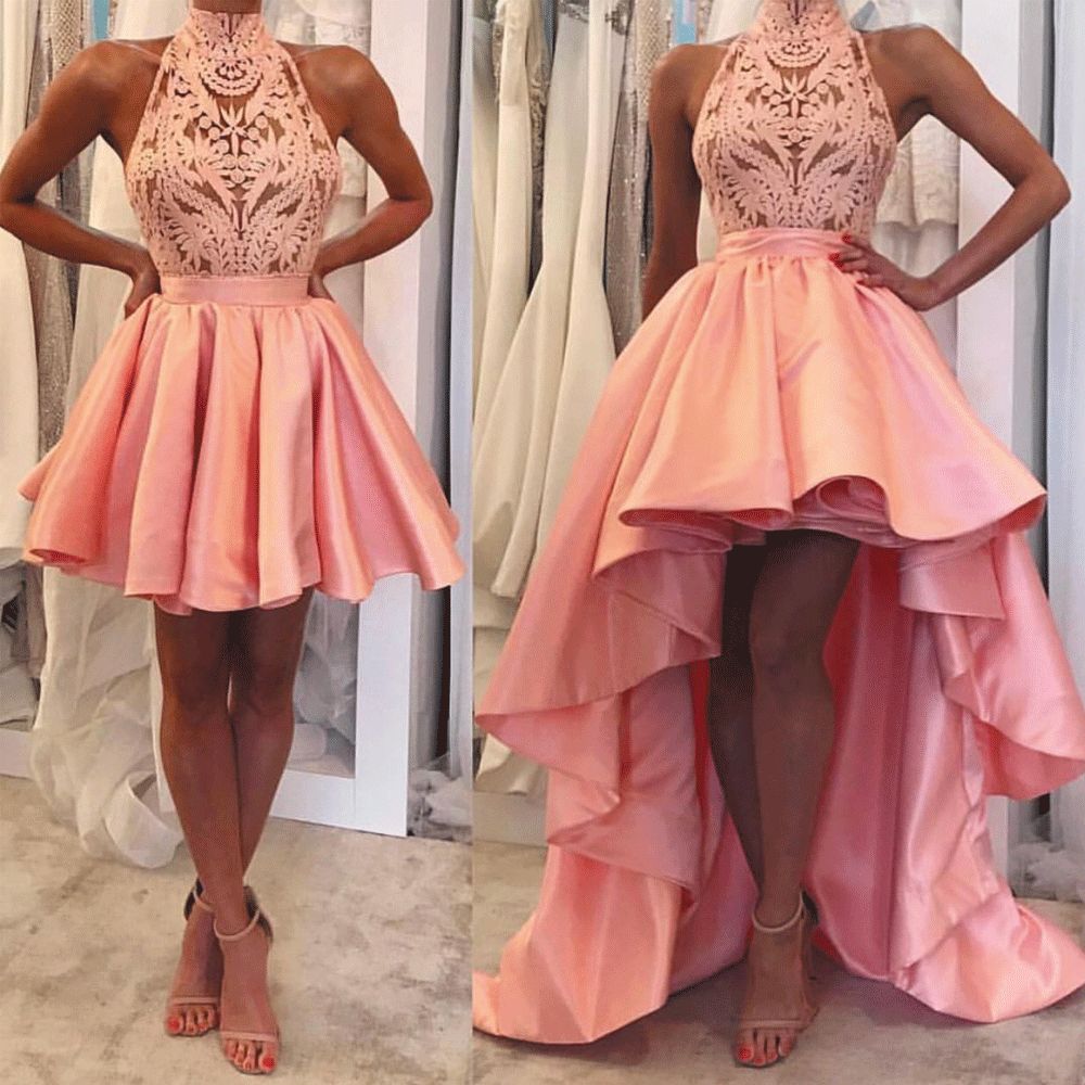 robe rose peche