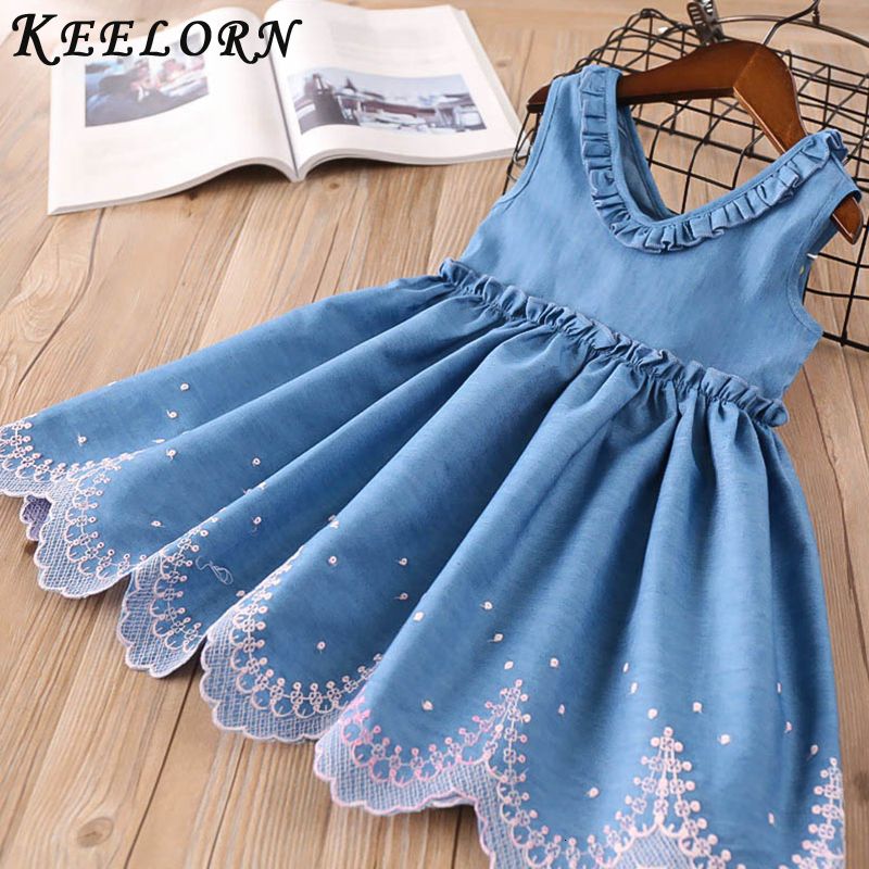denim kids dress