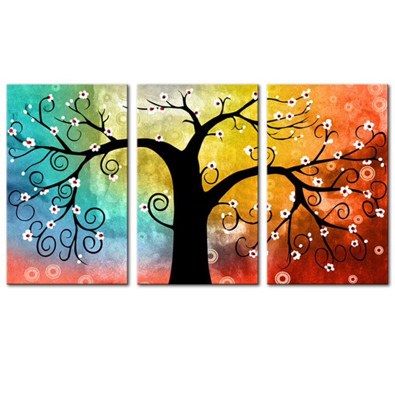 2020 Unframed Canvas Wall Art Home Decoration 3 Panels Multiple