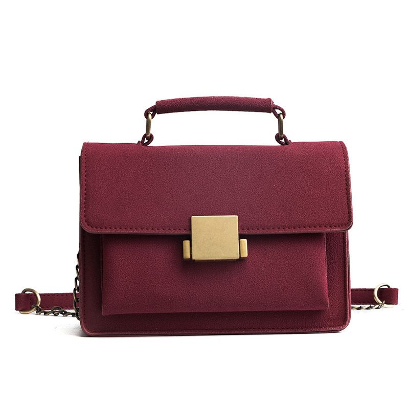 Black Leather Over The Shoulder Purses