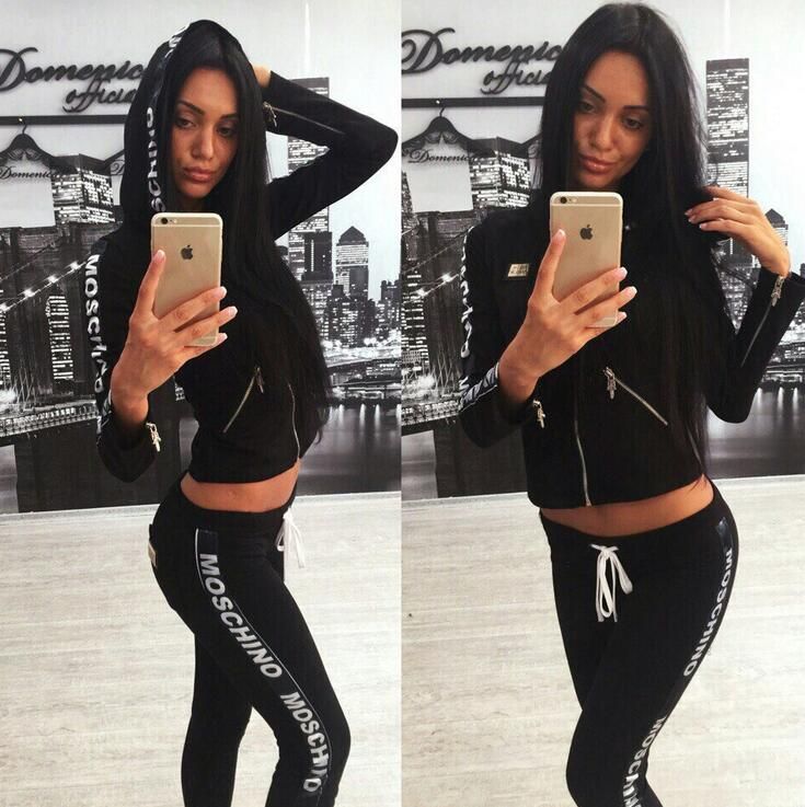 moschino tracksuit womens