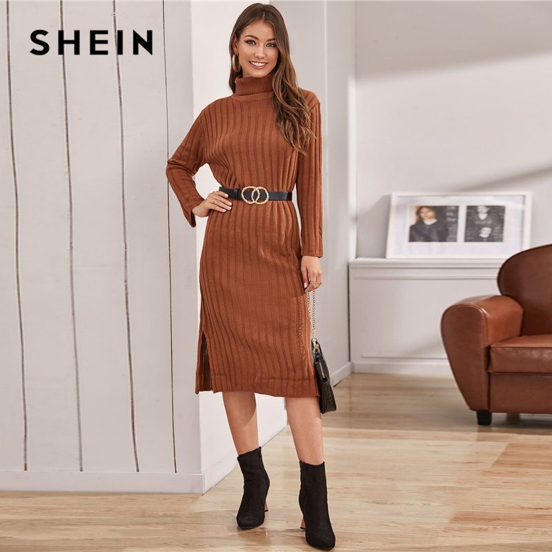 shein knit dress