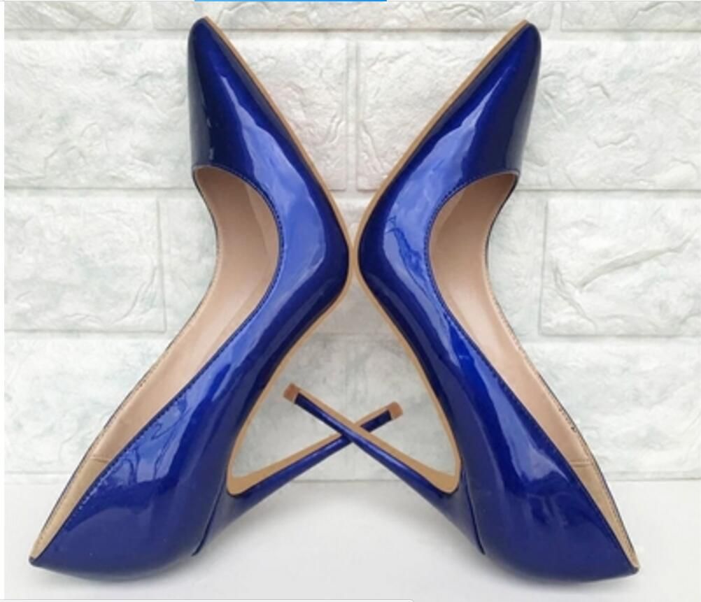 navy blue patent shoes ladies