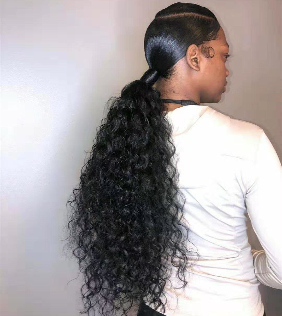 Queu De Cheval Cheveux Bouclés Longue Cravate Cordon Extension Queue De Cheval Crépus Bouclés Crépus Droit  20 Pouces Clip Dextension De Queue De Cheval En Extensions De Cheveux  Bouclés Queue De Cheval 140g Du 41,3 € | DHgate