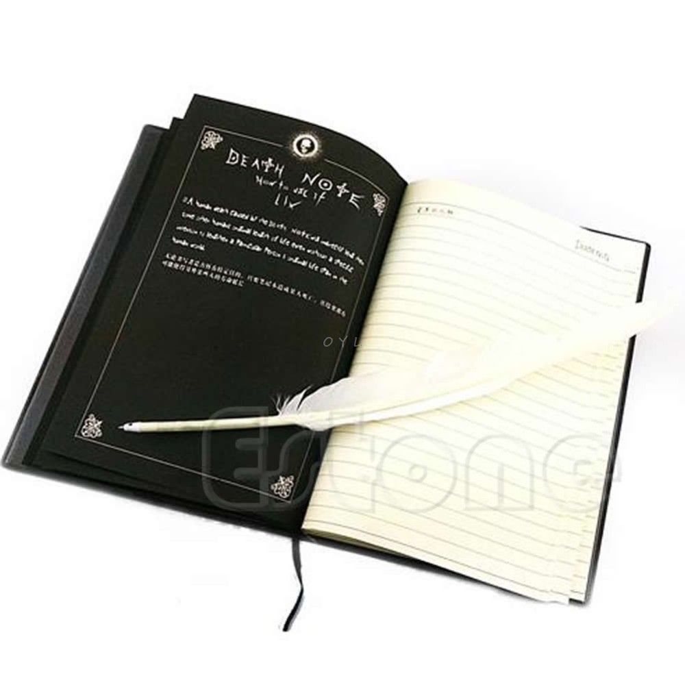 Xiuinserty Cuaderno y pluma nuevo Death Note Cosplay Pen Book Animación Arte Diario de Escritura Cuadernos para Estudiantes 