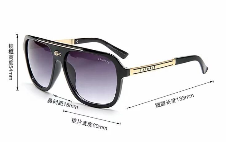 Occhiali Da Sole Vintage Da Uomo Da Uomo Con Marchio Quadrato 2 Occhiali Da  Sole Uomo Donna Coccodrillo 2501 Da 6,85 € | DHgate Italy