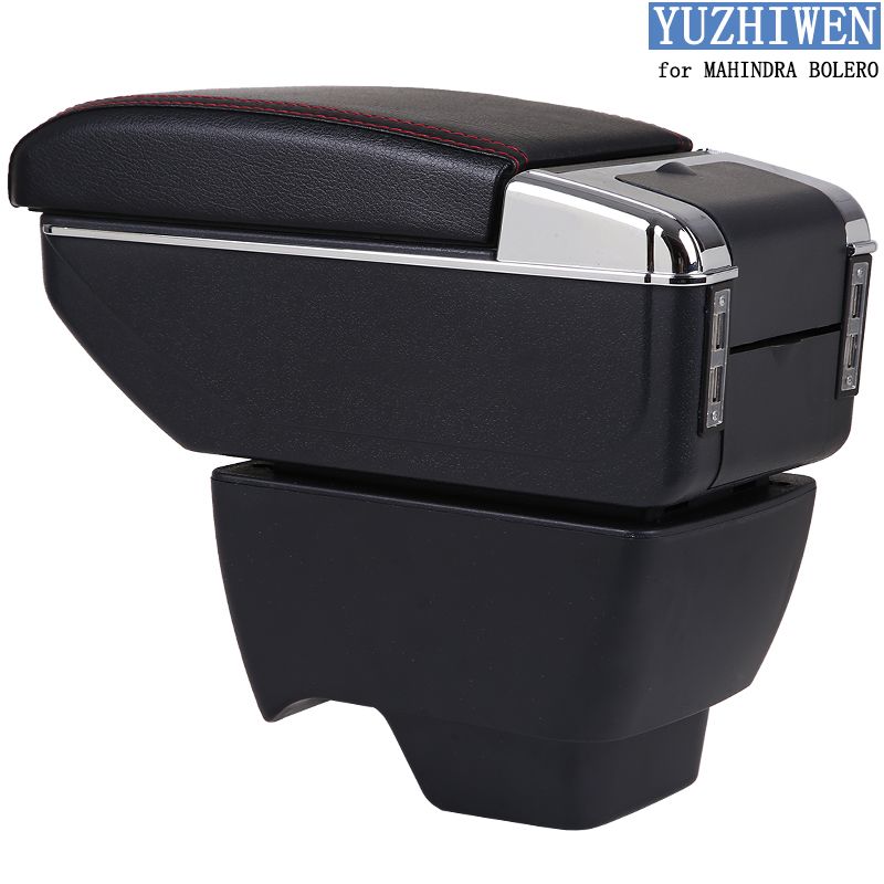 For Mahindra Bolero Armrest Box Bolero Universal Car Central Armrest Storage Box Cup Holder Ashtray Modification Accessories Interior Truck Parts